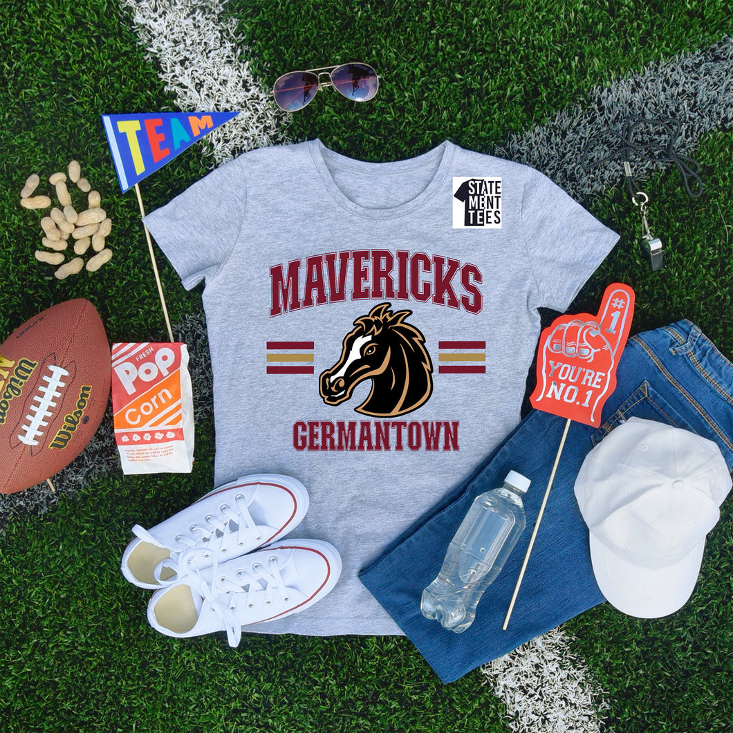Germantown Mavericks Game Day Statement Tee